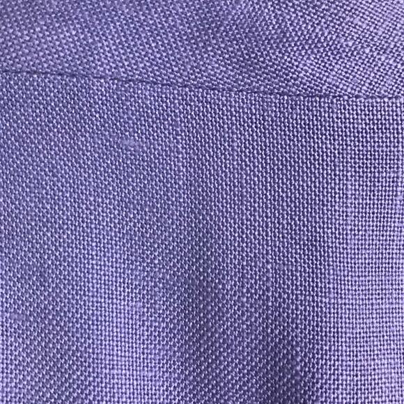 Barry Bricken Pants Womens Sz US 12 Lavender Wool Classic Trouser Pleated Front - Picture 7 of 8